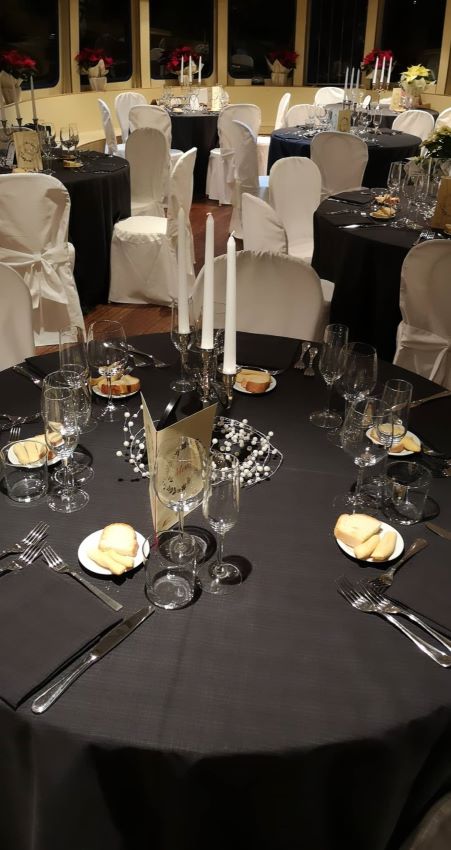 dinner on board